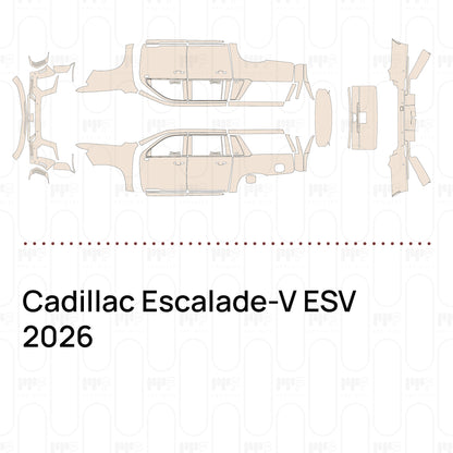 Voorgesneden PPF Cadillac Escalade-V ESV 2026