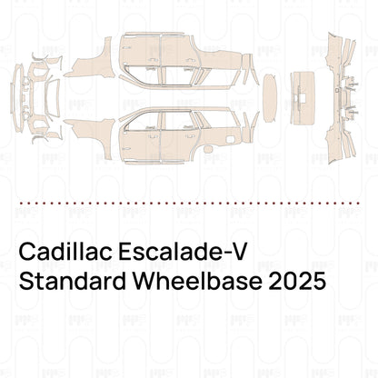 Voorgesneden PPF Cadillac Escalade-V Standard Wheelbase 2025