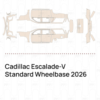 Voorgesneden PPF Cadillac Escalade-V Standard Wheelbase 2026