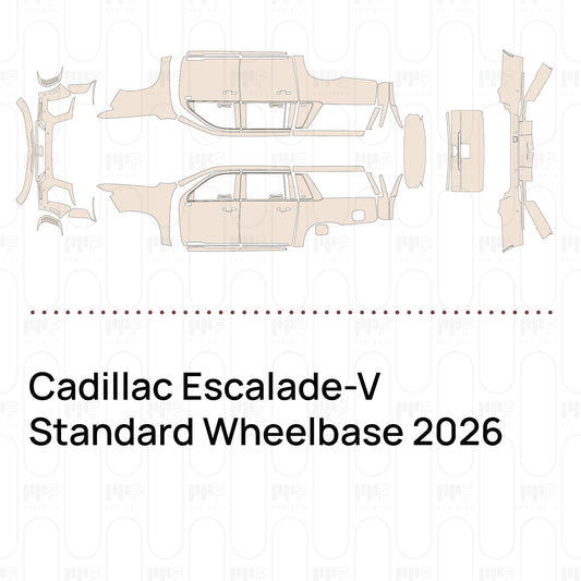 Voorgesneden PPF Cadillac Escalade-V Standard Wheelbase 2026