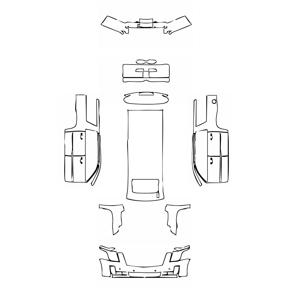 Pre-Cut PPF Cadillac Escalade ESV 2018 - PPF-Kits