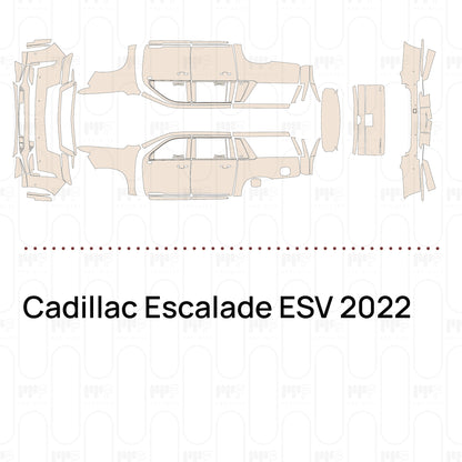 Voorgesneden PPF Cadillac Escalade ESV 2022