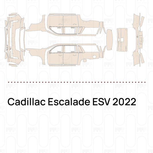 Voorgesneden PPF Cadillac Escalade ESV 2022