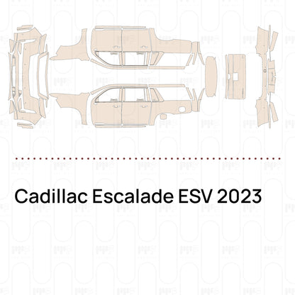 Voorgesneden PPF Cadillac Escalade ESV 2023