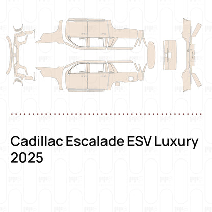 Voorgesneden PPF Cadillac Escalade ESV Luxury 2025