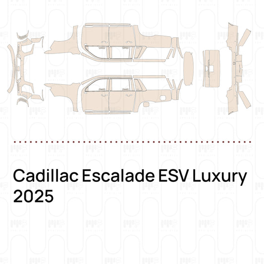 Voorgesneden PPF Cadillac Escalade ESV Luxury 2025
