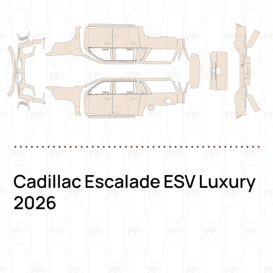 Voorgesneden PPF Cadillac Escalade ESV Luxury 2026