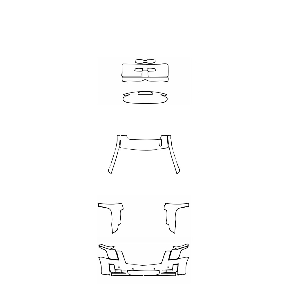 Pre-Cut PPF Cadillac Escalade Standard Wheelbase 2016 - PPF-Kits