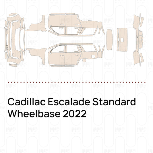 Voorgesneden PPF Cadillac Escalade Standard Wheelbase 2022