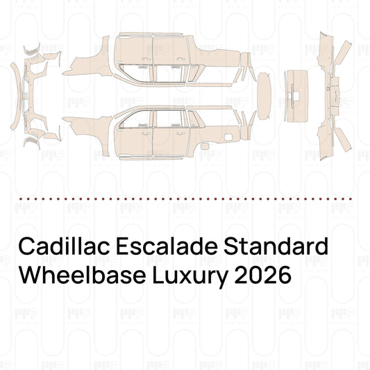 Voorgesneden PPF Cadillac Escalade Standard Wheelbase Luxury 2026