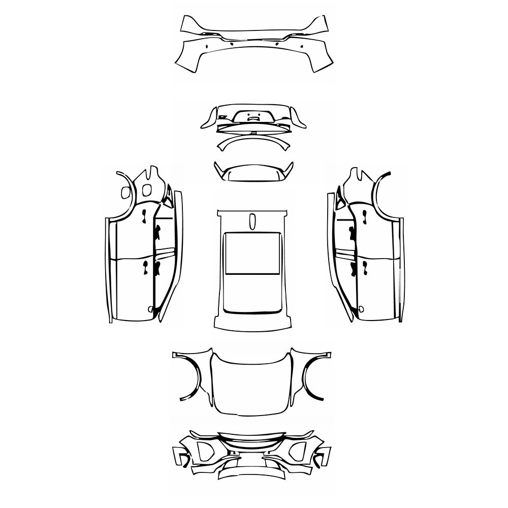 Pre-Cut PPF Cadillac GT4 2024 - PPF-Kits