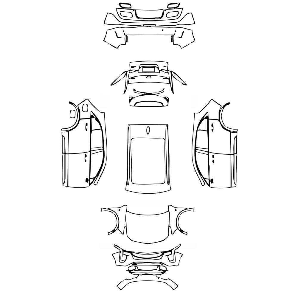 Pre-Cut PPF Cadillac XT4 2024 - PPF-Kits