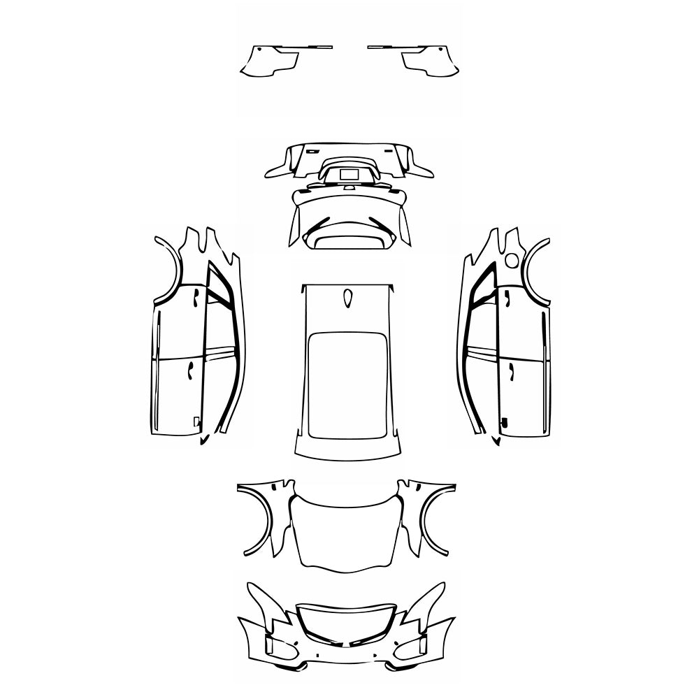 Pre-Cut PPF Cadillac XT5 2021 - PPF-Kits