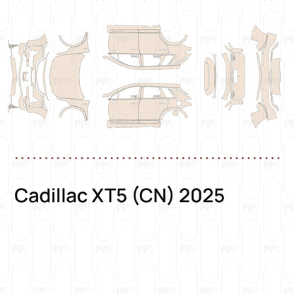 Voorgesneden PPF Cadillac XT5 (CN) 2025