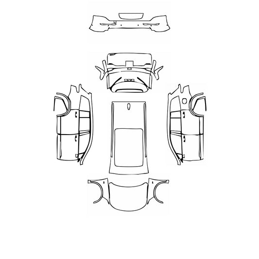 Pre-Cut PPF Cadillac XT6 Luxury 2024 - PPF-Kits