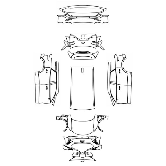 Pre-Cut PPF Chevrolet Blazer EV (US) LT 2024 - PPF-Kits