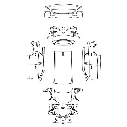 Pre-Cut PPF Chevrolet Blazer EV (US) RS 2024 - PPF-Kits