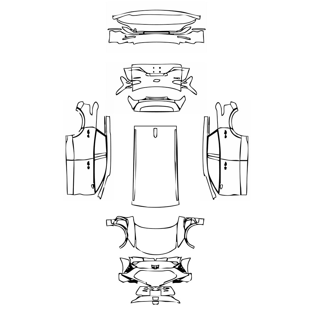 Pre-Cut PPF Chevrolet Blazer EV (US) RS 2025 - PPF-Kits