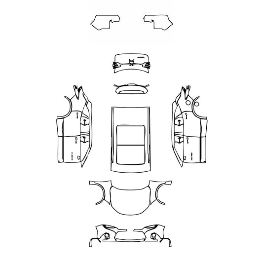 Pre-Cut PPF Chevrolet Blazer LT 2019 - PPF-Kits