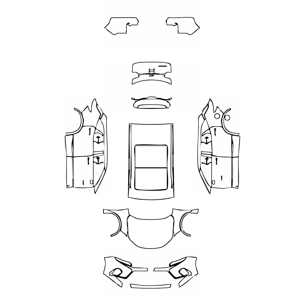 Pre-Cut PPF Chevrolet Blazer LT 2025 - PPF-Kits