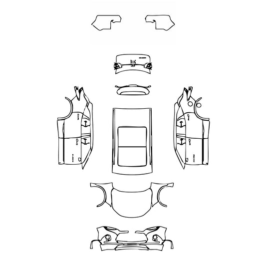 Pre-Cut PPF Chevrolet Blazer RS 2019 - PPF-Kits