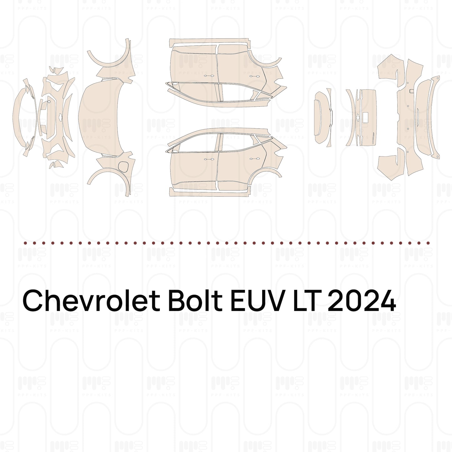 Voorgesneden PPF Chevrolet Bolt EUV LT 2024
