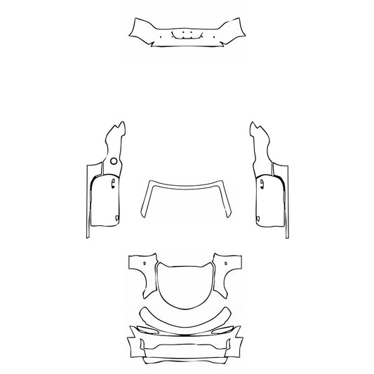 Pre-Cut PPF Chevrolet Camaro LS Convertible 2022 - PPF-Kits