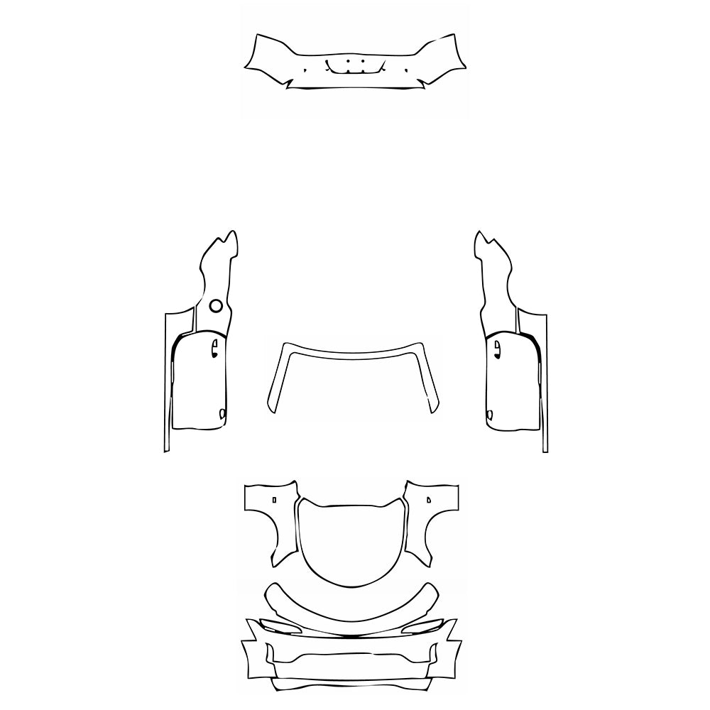 Pre-Cut PPF Chevrolet Camaro LT Convertible 2024 - PPF-Kits