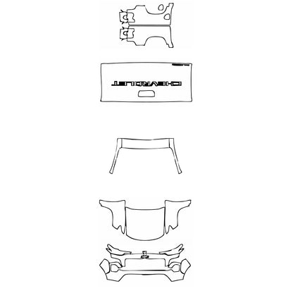 Pre-Cut PPF Chevrolet Colorado Crew Cab LT 2025 - PPF-Kits