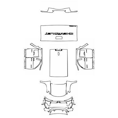 Pre-Cut PPF Chevrolet Colorado Crew Cab Trail Boss 2023 - PPF-Kits