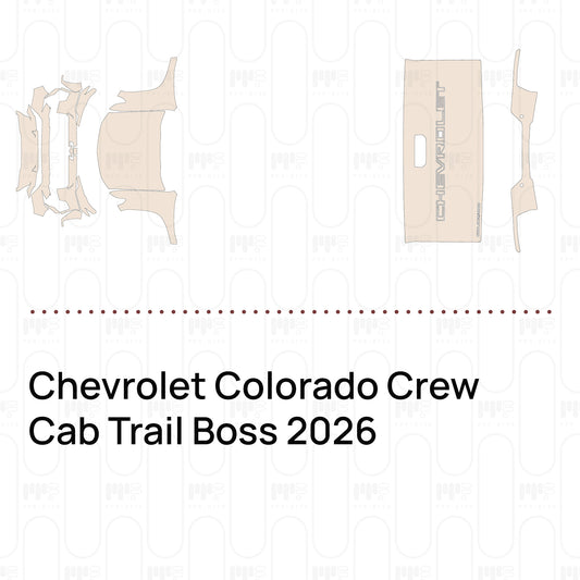 Voorgesneden PPF Chevrolet Colorado Crew Cab Trail Boss 2026