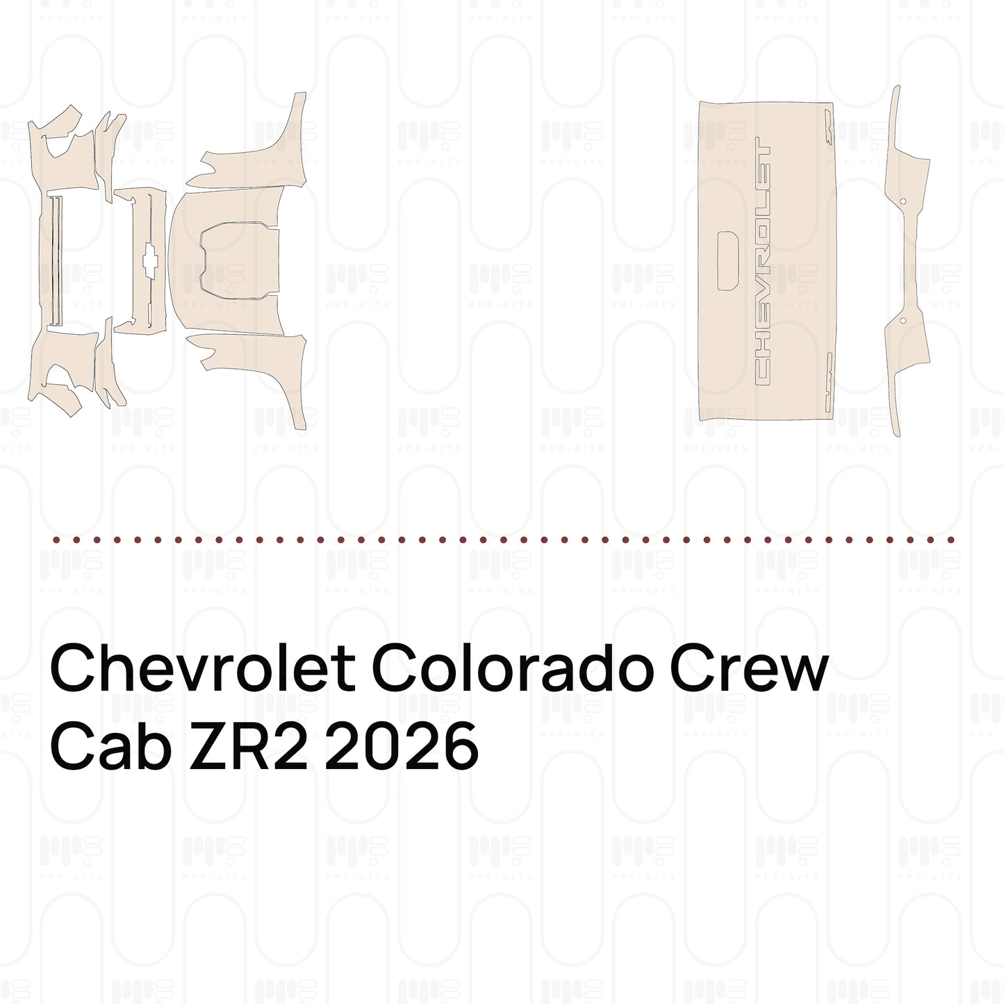 Voorgesneden PPF Chevrolet Colorado Crew Cab ZR2 2026