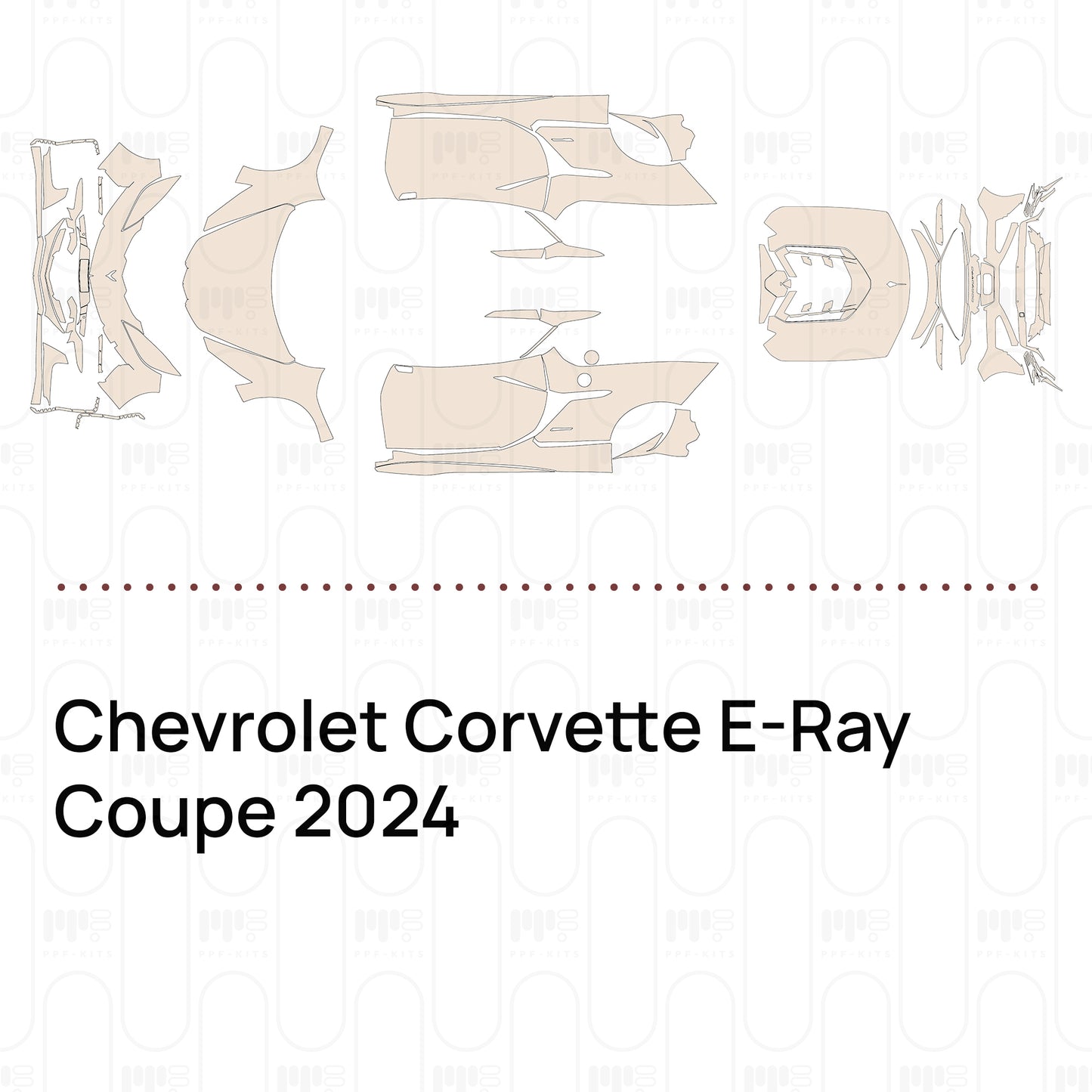 Voorgesneden PPF Chevrolet Corvette E-Ray Coupe 2024