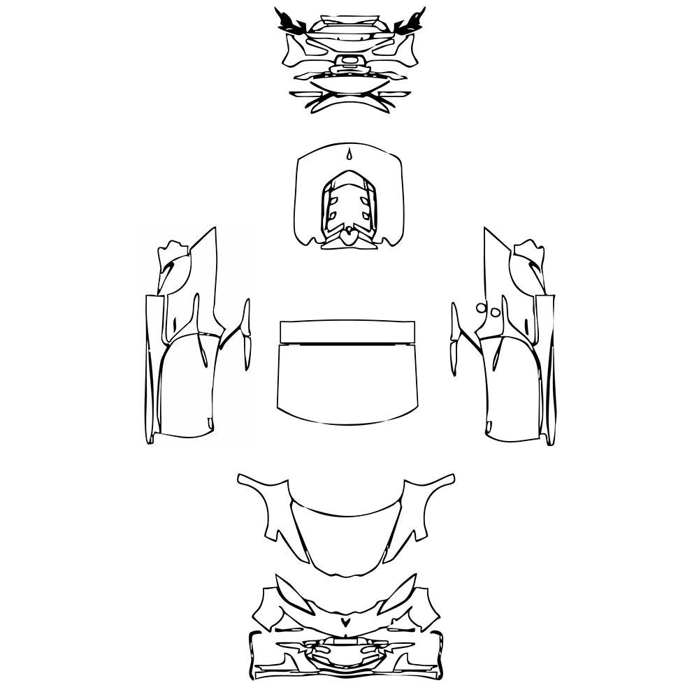 Pre-Cut PPF Chevrolet Corvette E-Ray Coupe 2025 - PPF-Kits