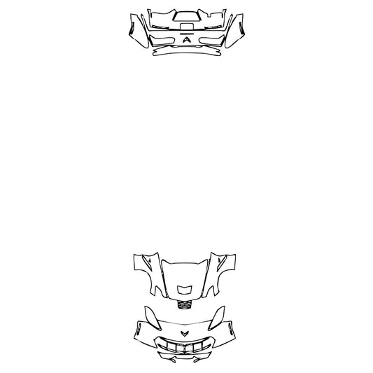 Pre-Cut PPF Chevrolet Corvette Stingray Convertible 2015 - PPF-Kits