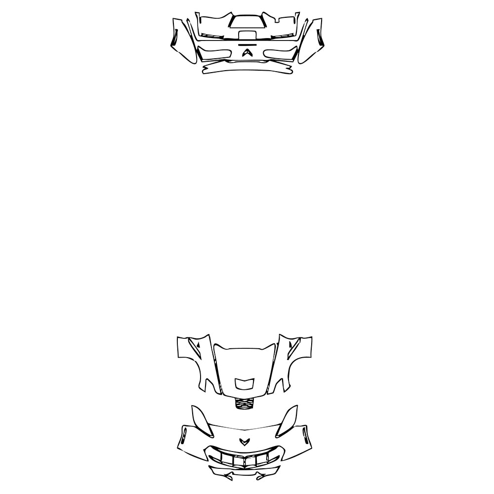 Pre-Cut PPF Chevrolet Corvette Stingray Convertible 2016 - PPF-Kits