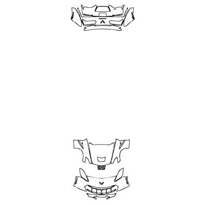 Pre-Cut PPF Chevrolet Corvette Stingray Convertible 2016 - PPF-Kits