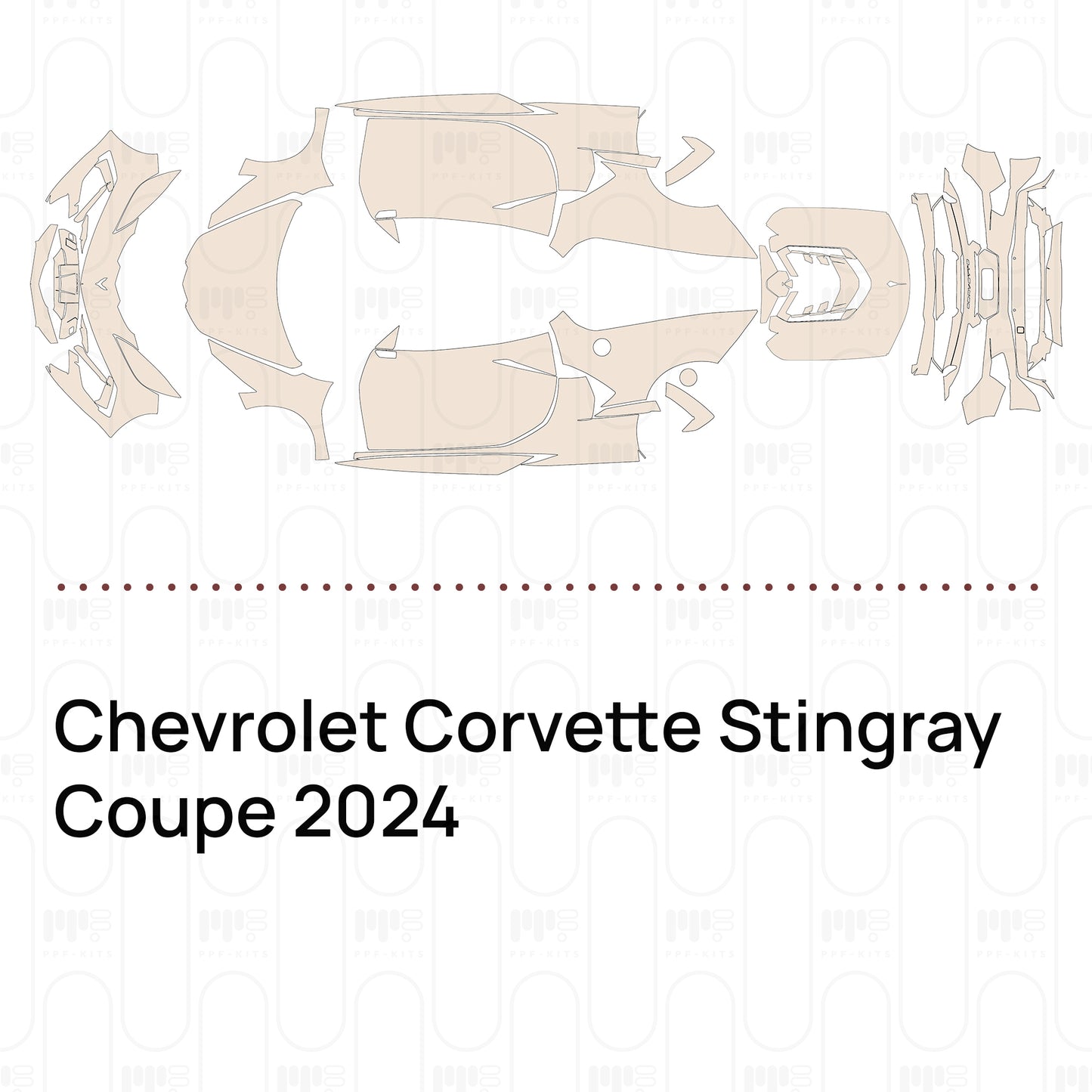 Voorgesneden PPF Chevrolet Corvette Stingray Coupe 2024