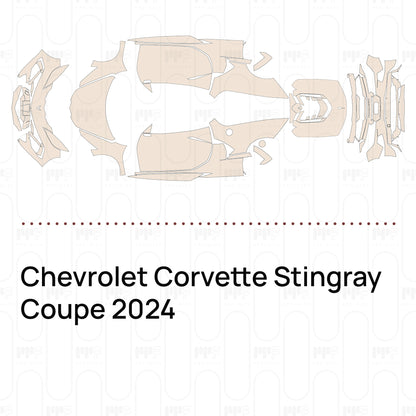 Voorgesneden PPF Chevrolet Corvette Stingray Coupe 2024