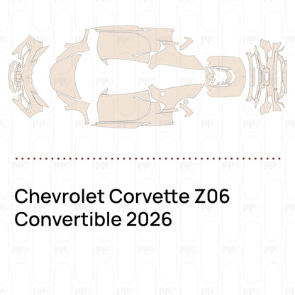 Voorgesneden PPF Chevrolet Corvette Z06 Convertible 2026