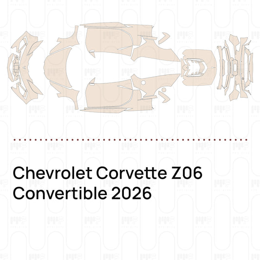 Voorgesneden PPF Chevrolet Corvette Z06 Convertible 2026