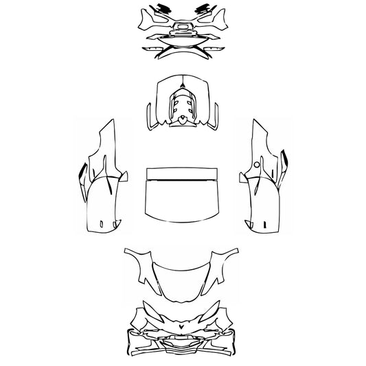 Pre-Cut PPF Chevrolet Corvette Z06 Coupe 2024 - PPF-Kits