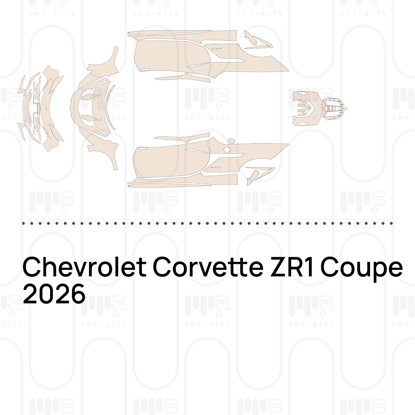 Voorgesneden PPF Chevrolet Corvette ZR1 Coupe 2026