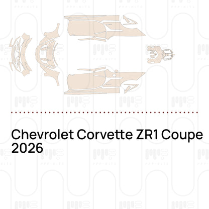 Voorgesneden PPF Chevrolet Corvette ZR1 Coupe 2026