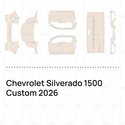 Voorgesneden PPF Chevrolet Silverado 1500 Custom 2026