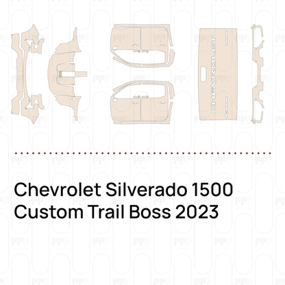 Voorgesneden PPF Chevrolet Silverado 1500 Custom Trail Boss 2023
