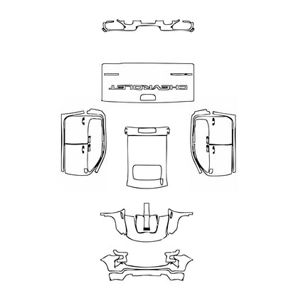 Pre-Cut PPF Chevrolet Silverado 1500 Custom Trail Boss 2025 - PPF-Kits