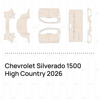 Voorgesneden PPF Chevrolet Silverado 1500 High Country 2026