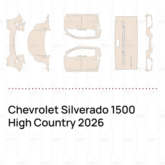 Voorgesneden PPF Chevrolet Silverado 1500 High Country 2026