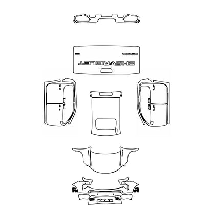 Pre-Cut PPF Chevrolet Silverado 1500 LTZ 2025 - PPF-Kits